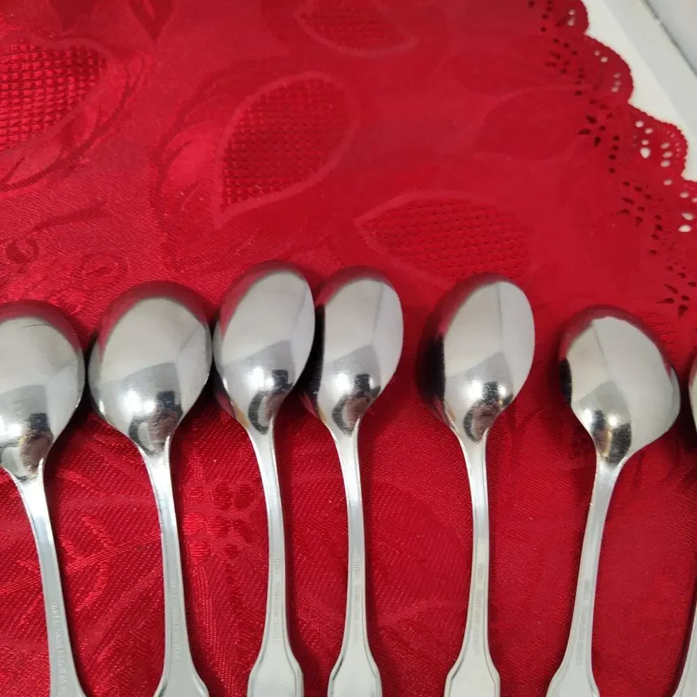 14X Tsp Colonial Shell Stainless Teaspoons Korea